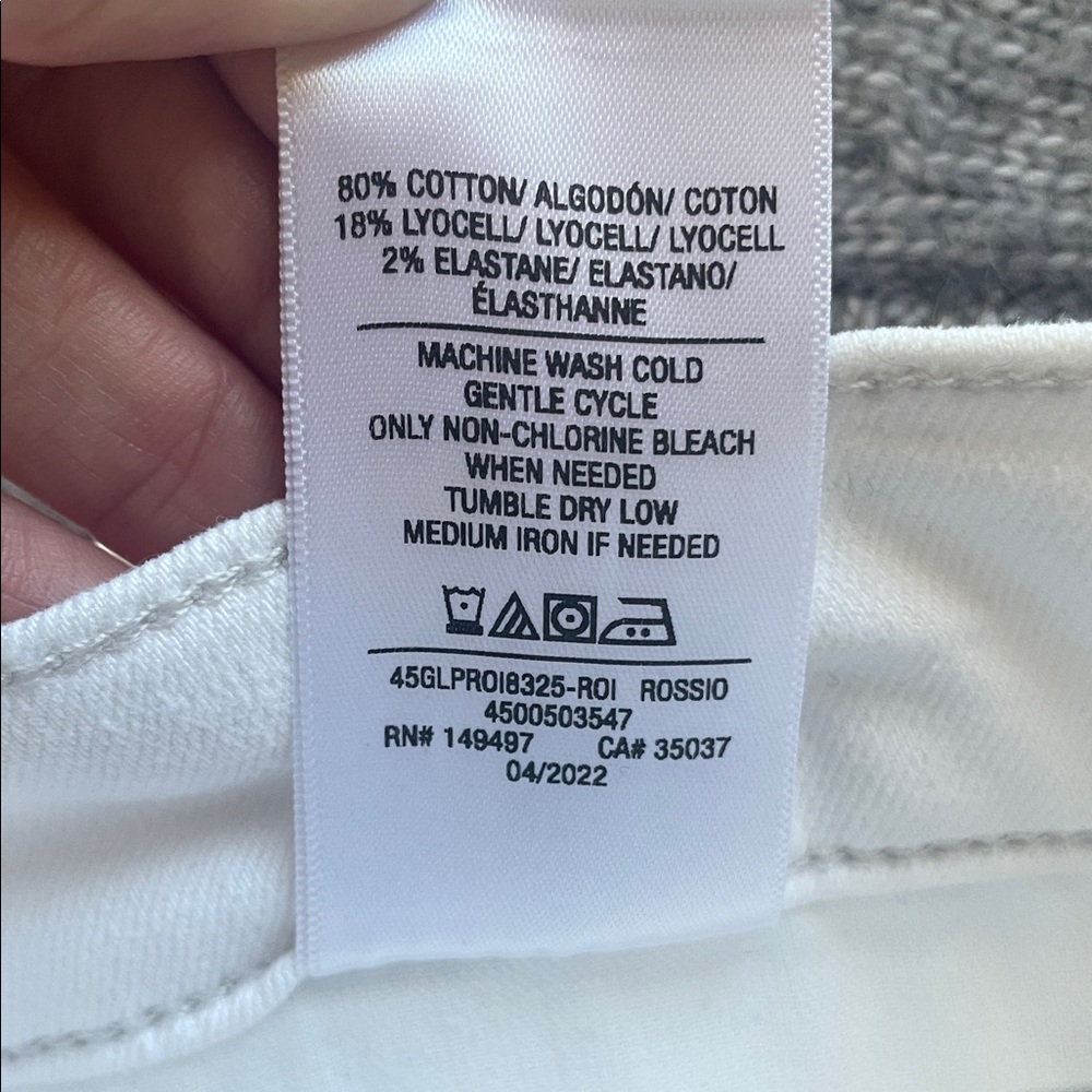 Slim Straight 36x32 Joe’s Jeans The Kinetic Brixton White Stretch Jeans NWT - Picture 7 of 7